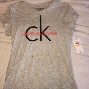 NWT Calvin Klein Heathered T-Shirt